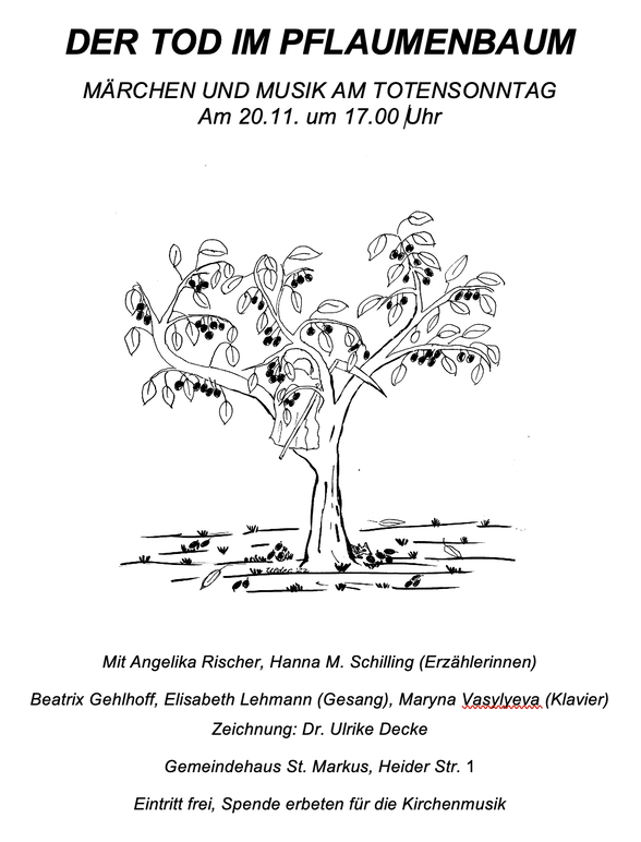 Der Tod im Pflaumenbaum, November 2022