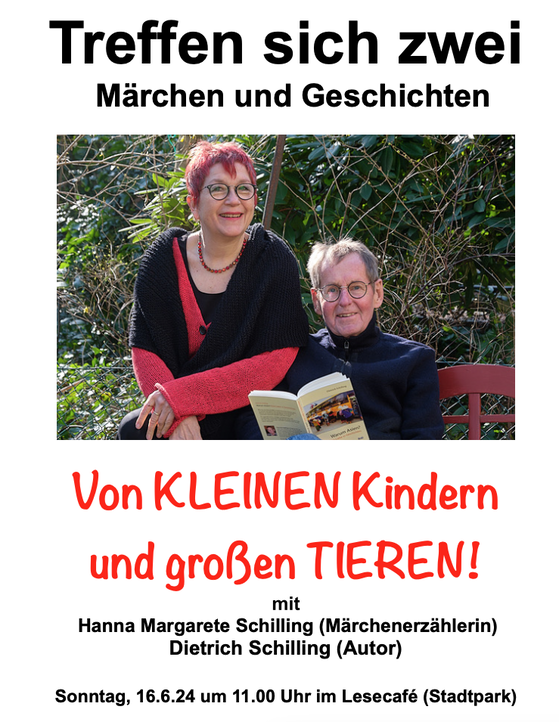 Treffen sich zwei – Lesecafé Stadtpark